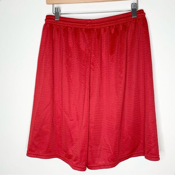 Nike Red Mesh Basketball Athleisure Y2K Shorts L - Picture 4 of 8